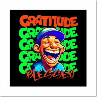 Gratitude blessed Posters and Art